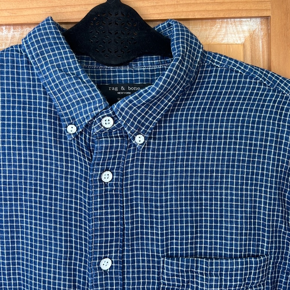 Rag & Bone Blue Button Down